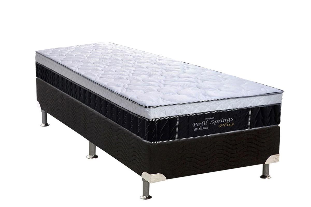 Cama Box CRC +Colchão Molas Springs Plus Probel