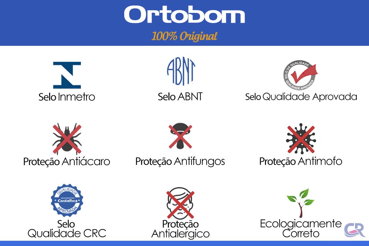 Colchão Molas Nanolastic Ortobom Elegant