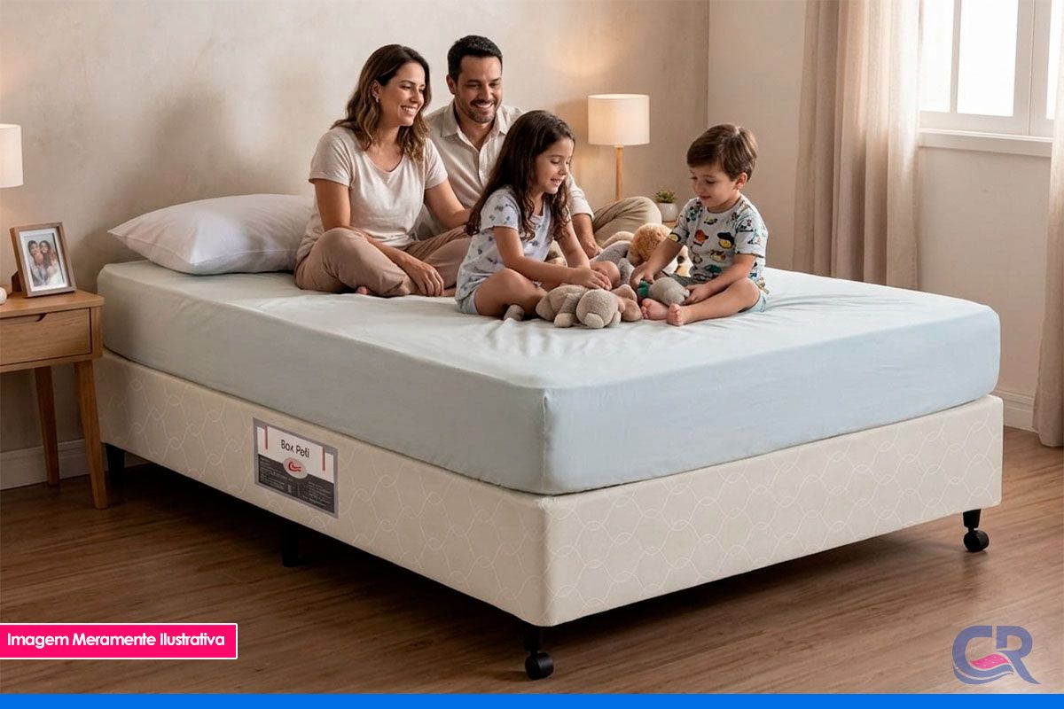 Cama Box Castor Poli Clean Cama Box Castor Poli Clean