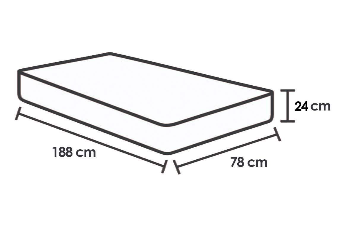 Cama Box CRC +Colchão Molas Venezia Orthoflex