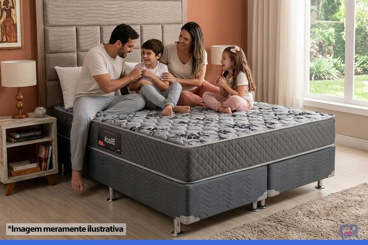 Colchão Ortopédico Herval D65 Black Colchão Ortopédico Herval D65 Black