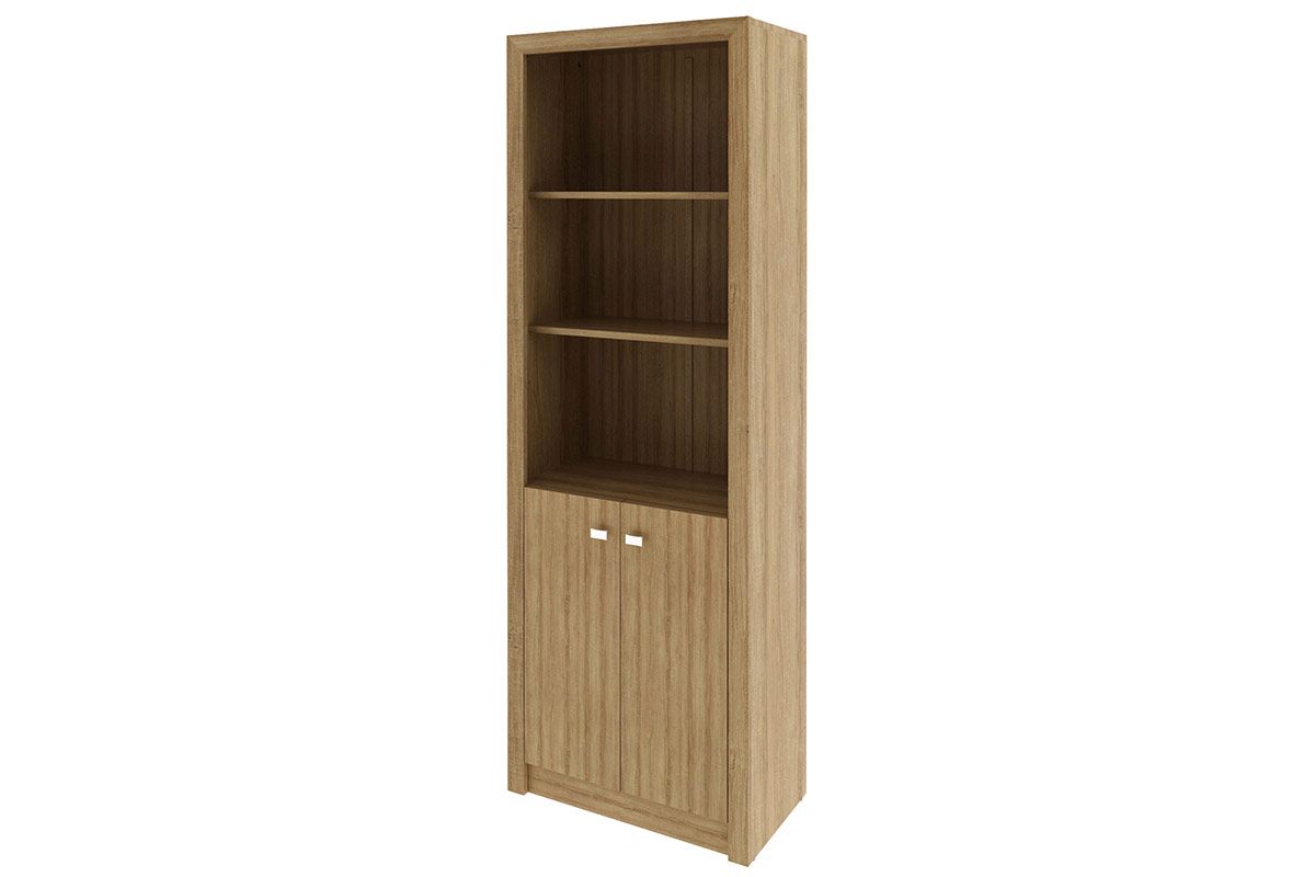 Estante Livreiro de Escritório ME4110 c/2 Portas e 3 Prateleiras Tecno Mobili Estante Livreiro de Escritório ME4110 c/2 Portas e 3 Prateleiras Tecno Mobili