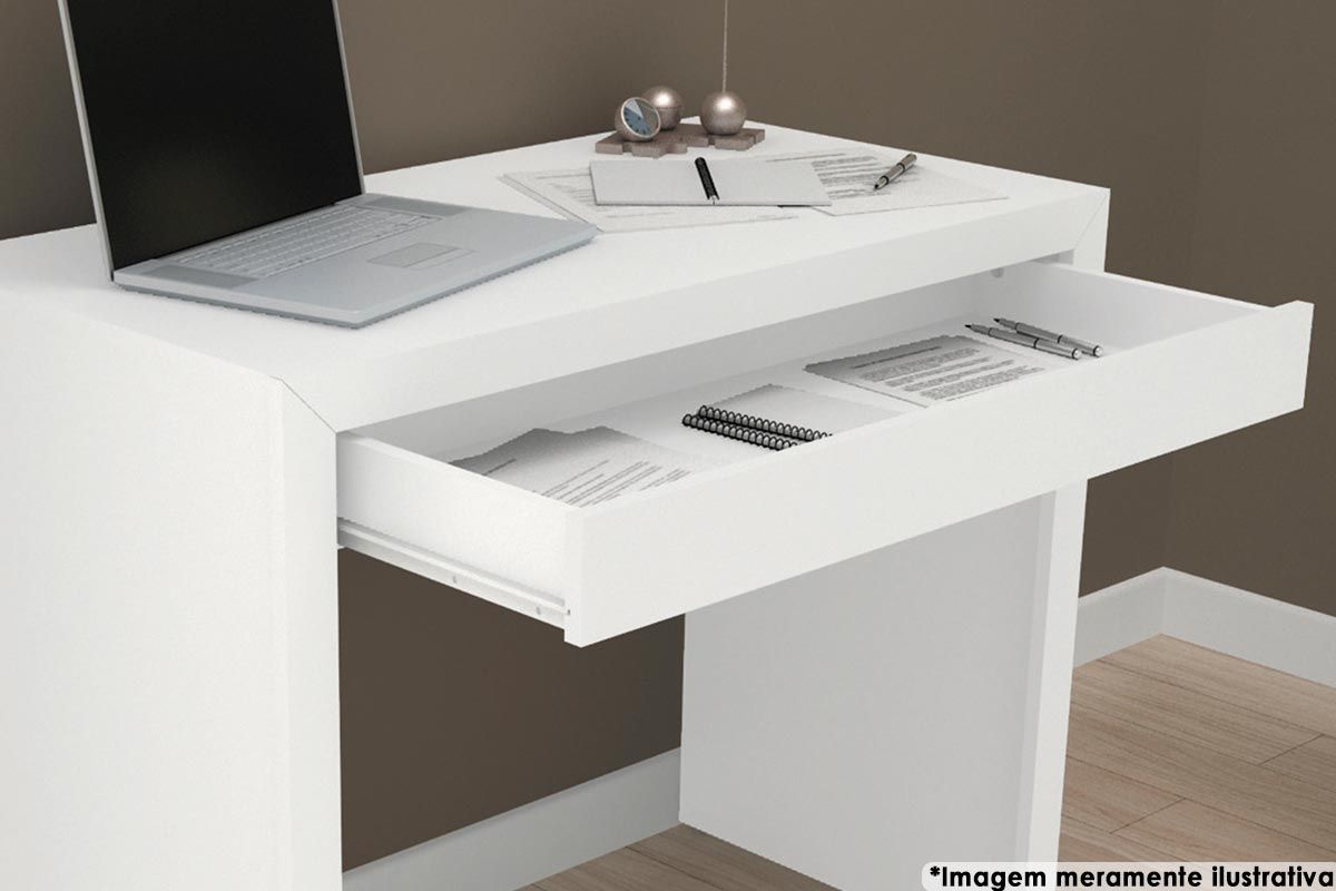 Mesa Computador ME4107 c/1 Gaveta Tecno Mobili Mesa Computador ME4107 c/1 Gaveta Tecno Mobili
