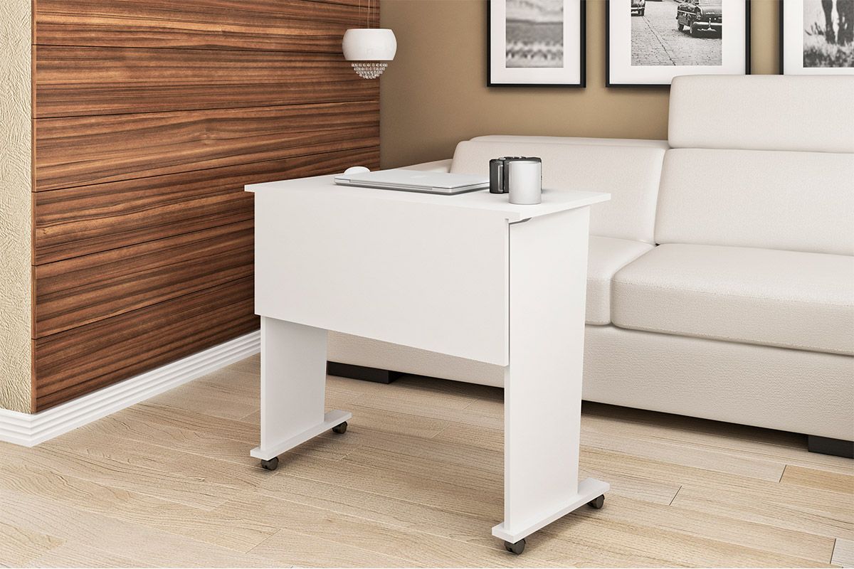 Mesa Multiuso Escritório Dobrável ME4117 c/Rodízios - Tecno Mobili