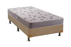 Cama Box Filhão +Colchão Ortopédico Black Herval