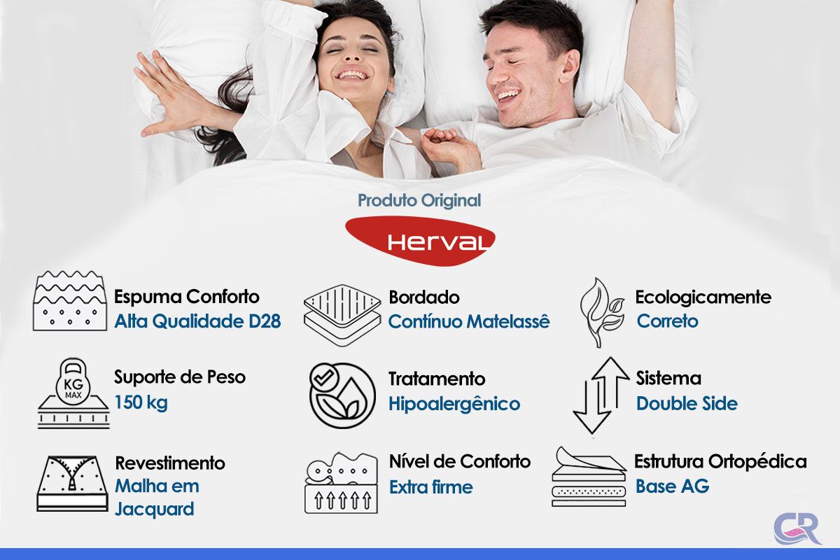 Colchão Ortopédico Herval D65 Ortopedic