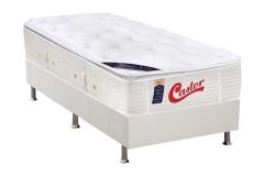 Cama Box Filhão +Colchão Molas Vitagel SLX Castor