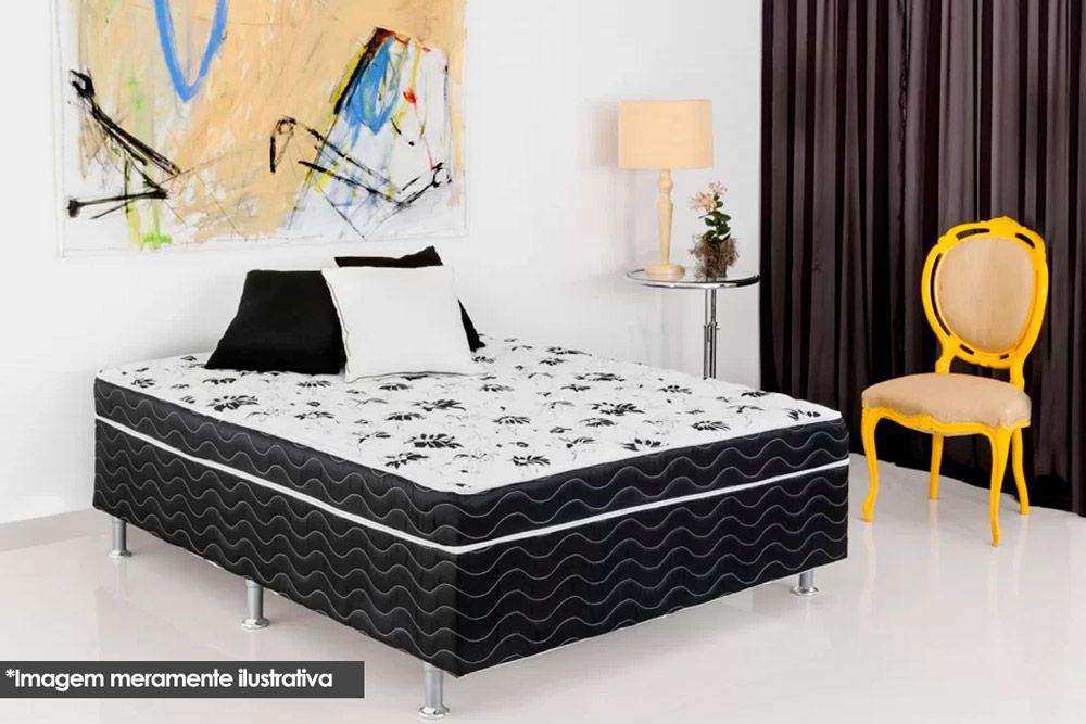 Cama Box Conjugado c/Colchão Union Ortobom