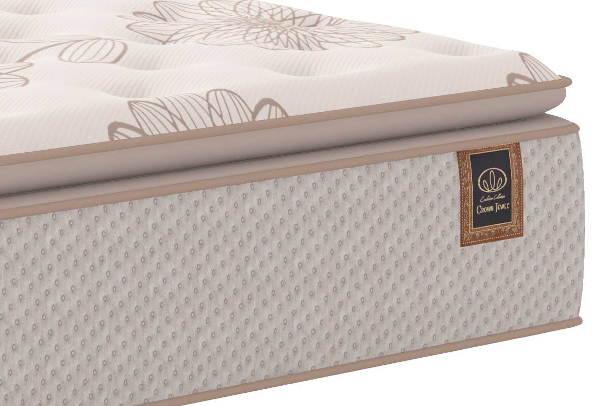 Cama Box CRC +Colchão Molas Doux Confort Sealy