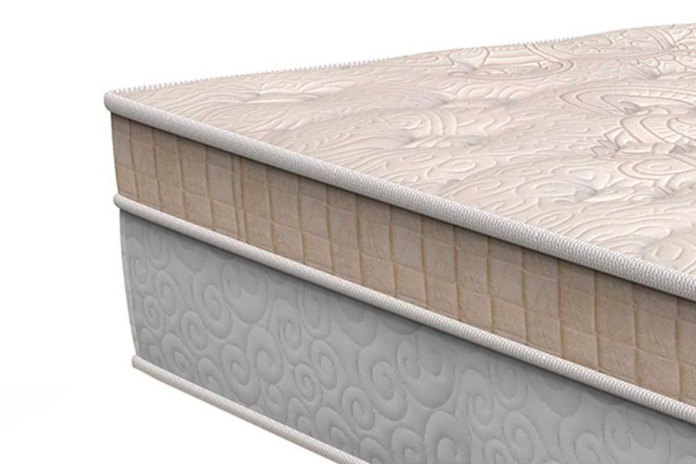 Cama Box CRC +Colchão Molas Naturale Orthoflex