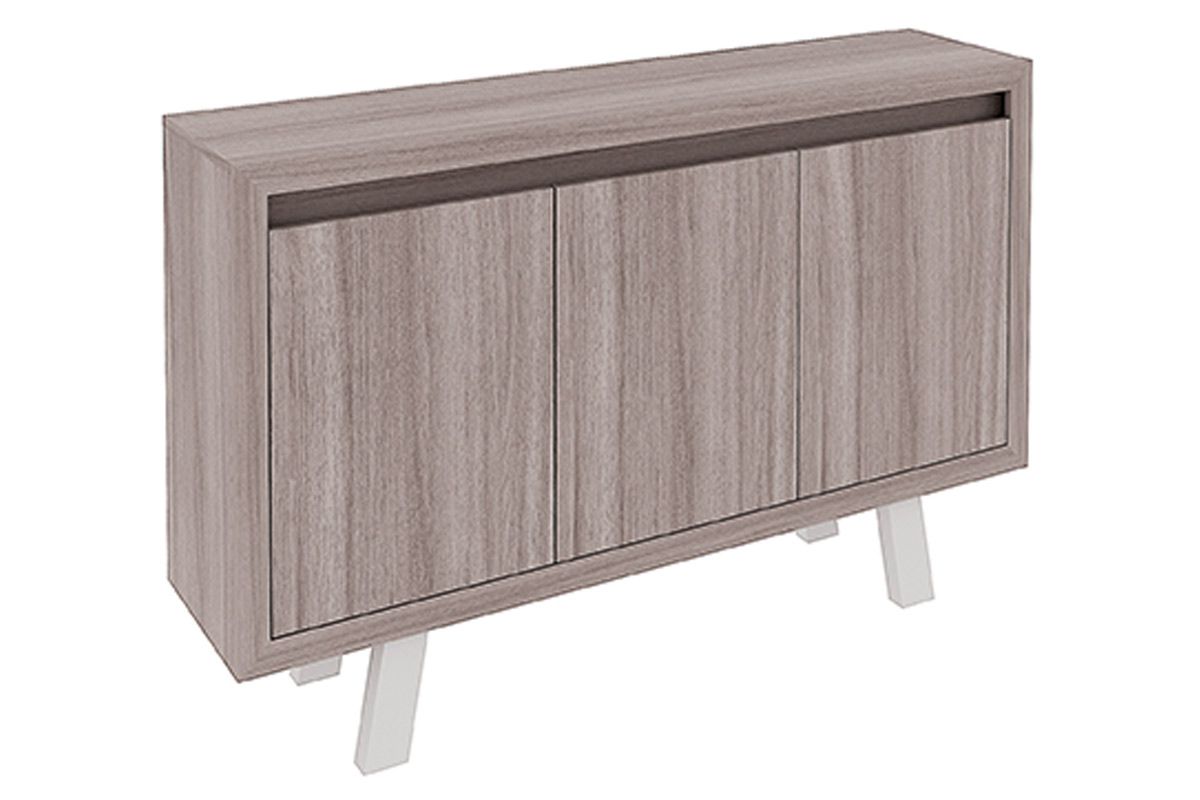 Balcão de Escritório ME4120 c/3 Portas - Tecno Mobili Balcão de Escritório ME4120 c/3 Portas - Tecno Mobili