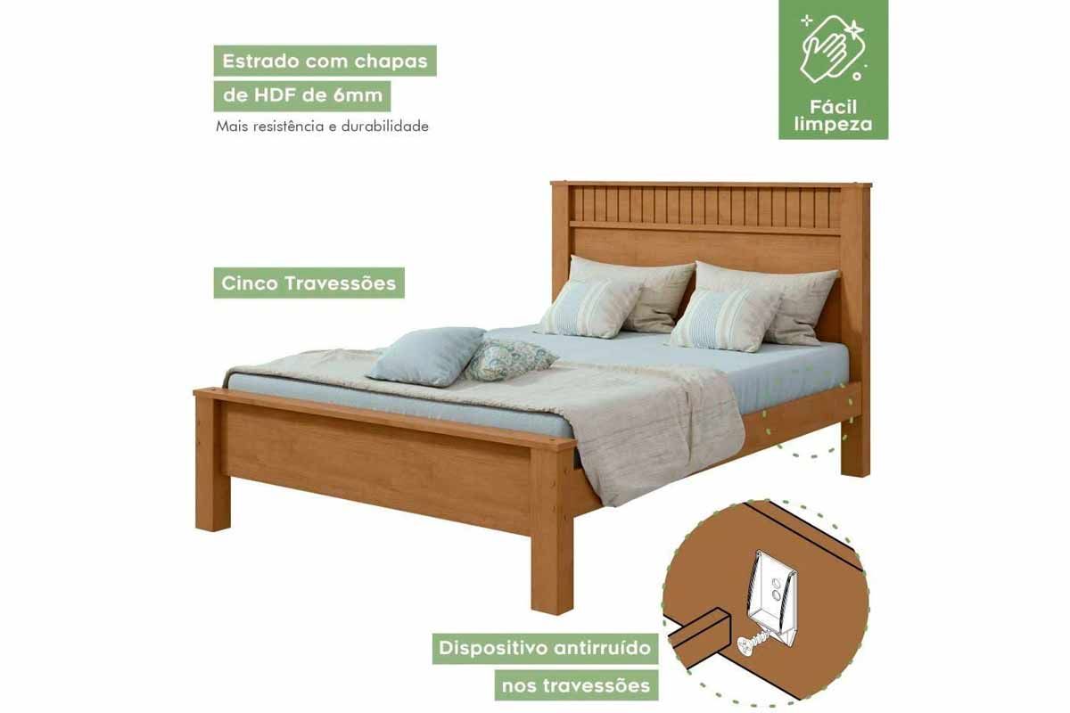Cama de Casal Athenas - Lopas Cama de Casal Athenas - Lopas