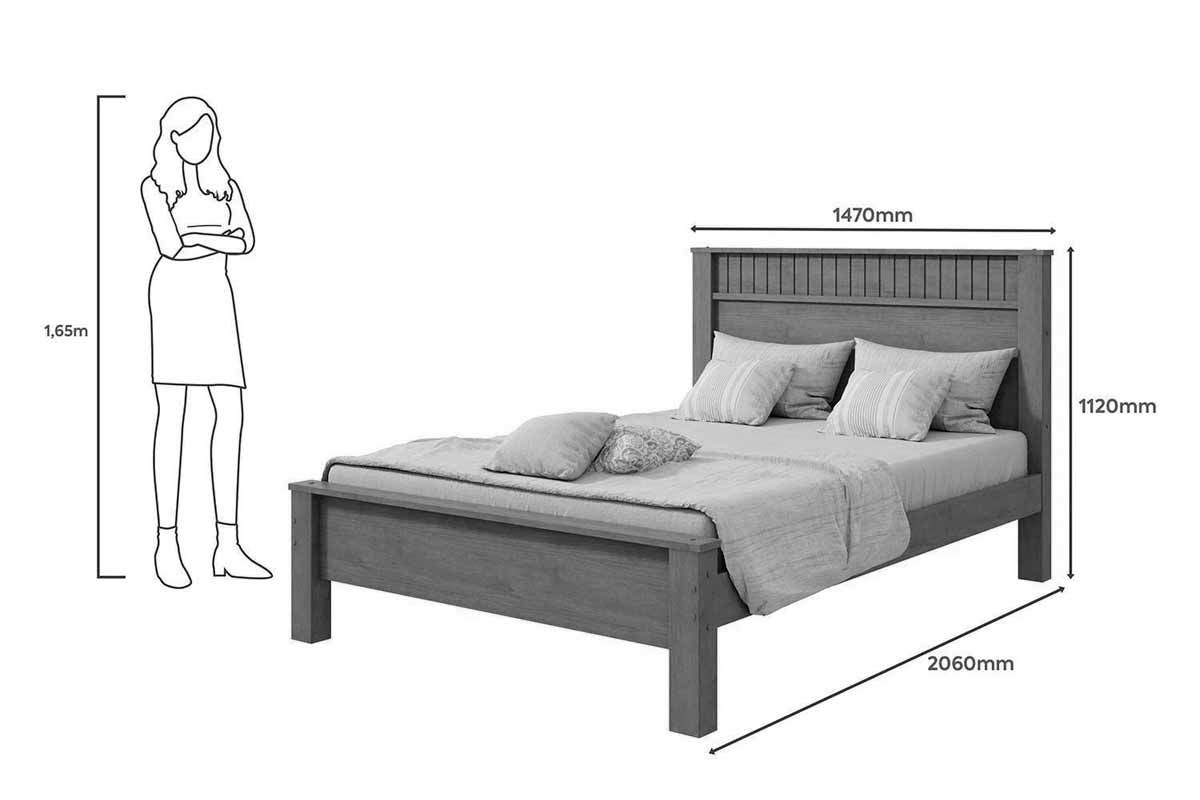Cama de Casal Athenas - Lopas Cama de Casal Athenas - Lopas