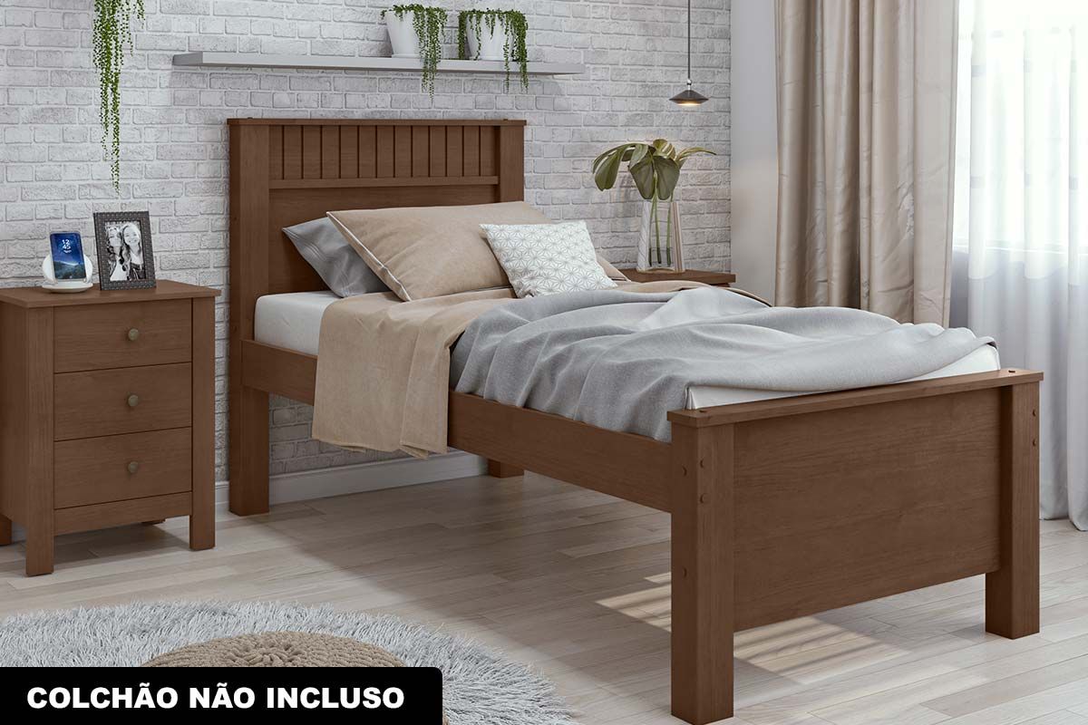 Cama Solteiro Athenas Lopas