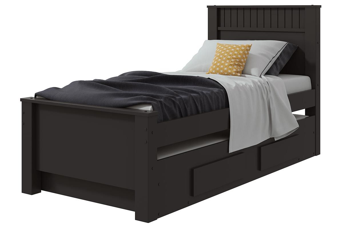 Cama Solteiro Athenas c/2 Gavetas e Auxiliar Lopas Cama Solteiro Athenas c/2 Gavetas e Auxiliar Lopas