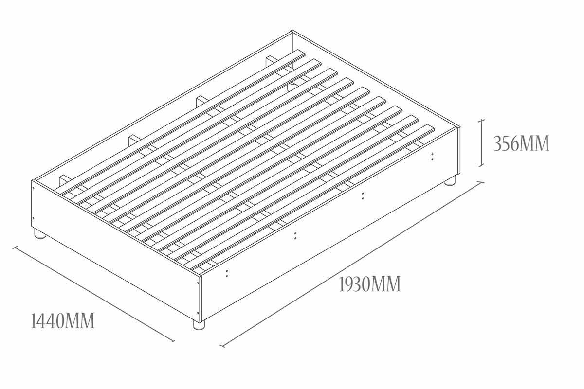 Cama de Casal Mônaco Tcil Cama de Casal Mônaco Tcil