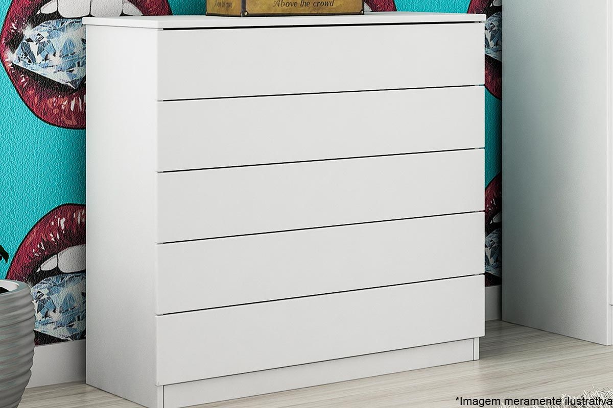 Cômoda Premium c/5 Gavetas Tcil