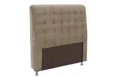 Solteiro - Suede Marrom Taupe