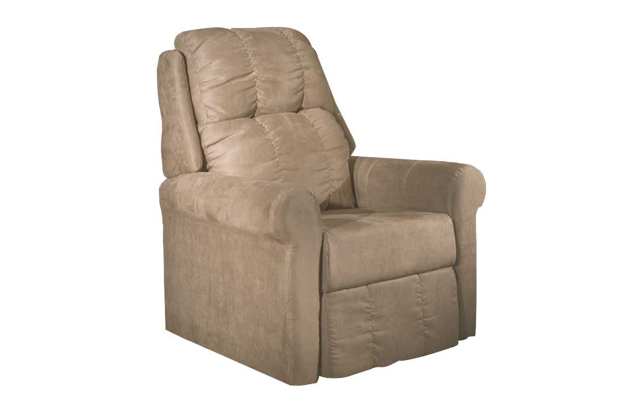 Poltrona Reclinável p/ Sala MH1216 Slim Two Way HervalSuede Bege Poltrona Reclinável p/ Sala MH1216 Slim Two Way HervalSuede Bege