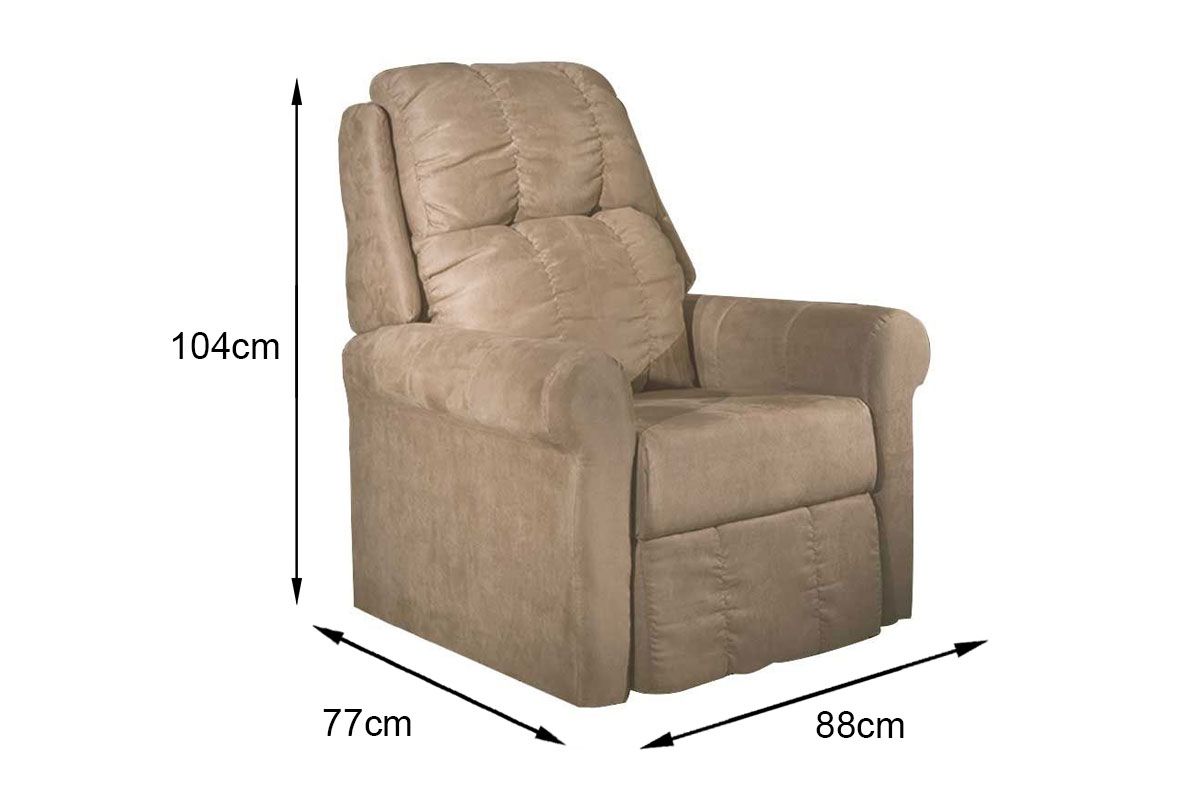 Poltrona Reclinável p/ Sala MH1216 Slim Two Way Herval Poltrona Reclinável p/ Sala MH1216 Slim Two Way Herval