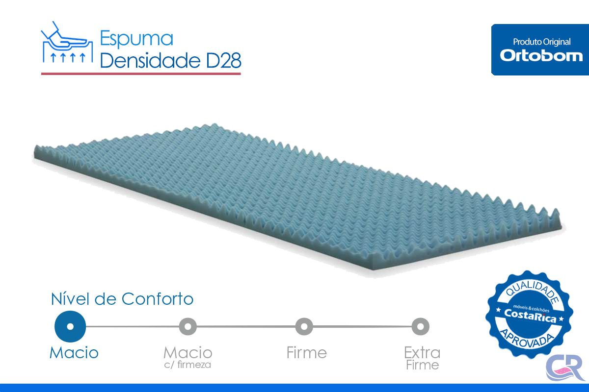 Colchonete D28 Caixa Ovo Anti Escaras 2Un Ortobom Colchonete D28 Caixa Ovo Anti Escaras 2Un Ortobom
