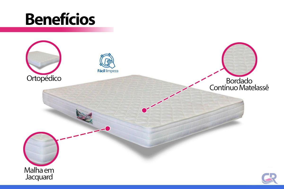 Colchão Ortopédico Herval D65 Frontier Colchão Ortopédico Herval D65 Frontier