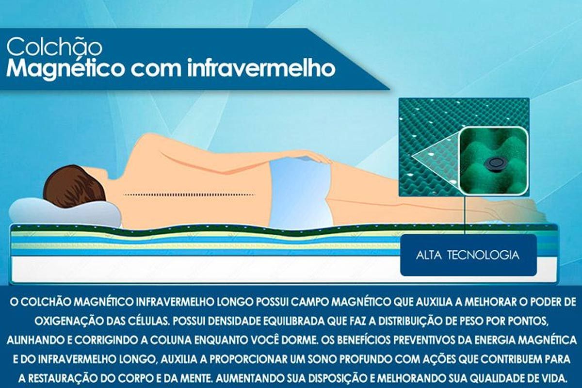 Colchão Magnético c/Massagem Anjos Commodite Colchão Magnético c/Massagem Anjos Commodite