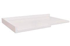 Tampo p/ Balcão Cozinha Kappesberg p/ Canto E611 98cm - Branco