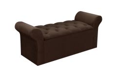 Casal - Suede Marrom Chocolate