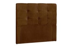 Solteiro - Suede Marrom Chocolate