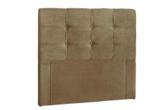 Solteiro - Suede Marrom Taupe