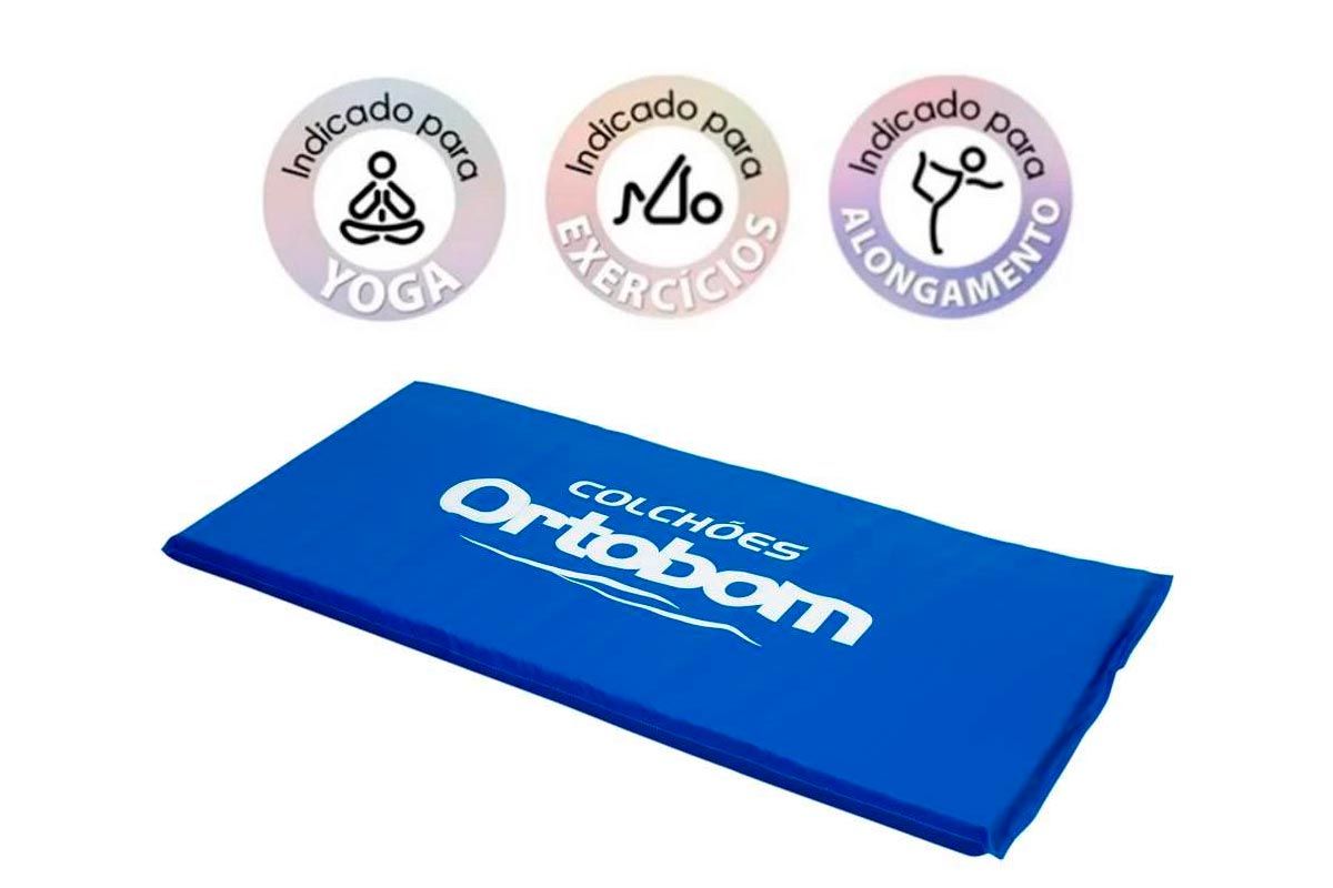 Colchonete D45 Academia Ginástica Yoga Napa Ortobom