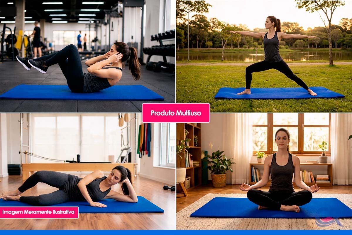 Colchonete D45 Academia Ginástica Yoga Napa Ortobom