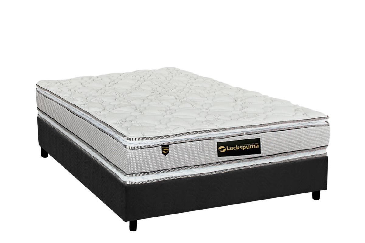 Cama Box CRC +Colchão Molas Faction Luckspuma