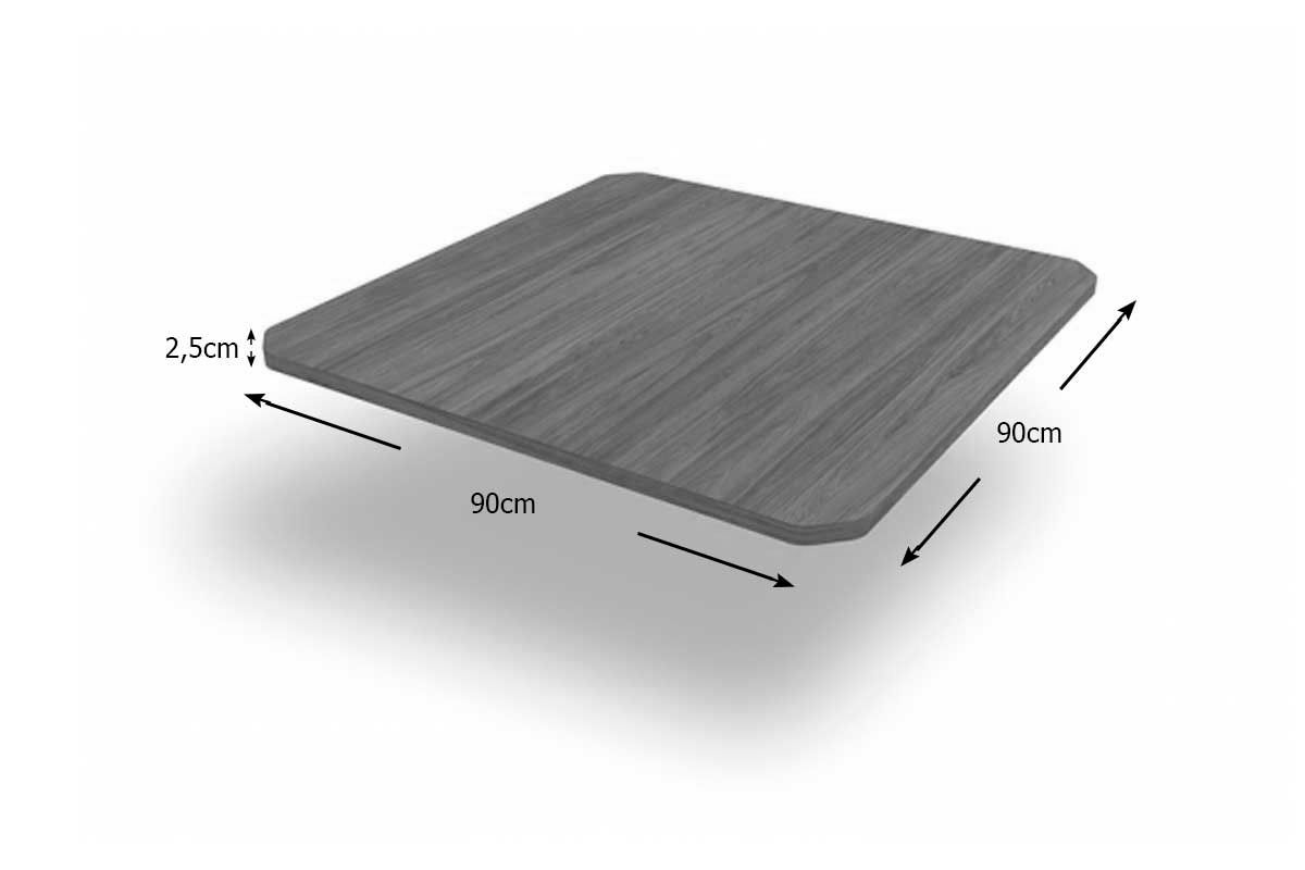 Tampo Mesa F090 Crome Madeirado 90cm Kappesberg Tampo Mesa F090 Crome Madeirado 90cm Kappesberg