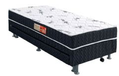 Cama Box c/ Auxiliar Conjugado: Colchão Molas Bonnel ProDormir Springs Black - Probel