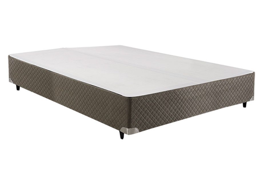 Cama Box Herval Suede Velvet Gray