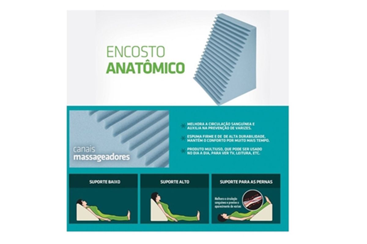 Travesseiro Suavencosto Triangular Anatômico Fibrasca