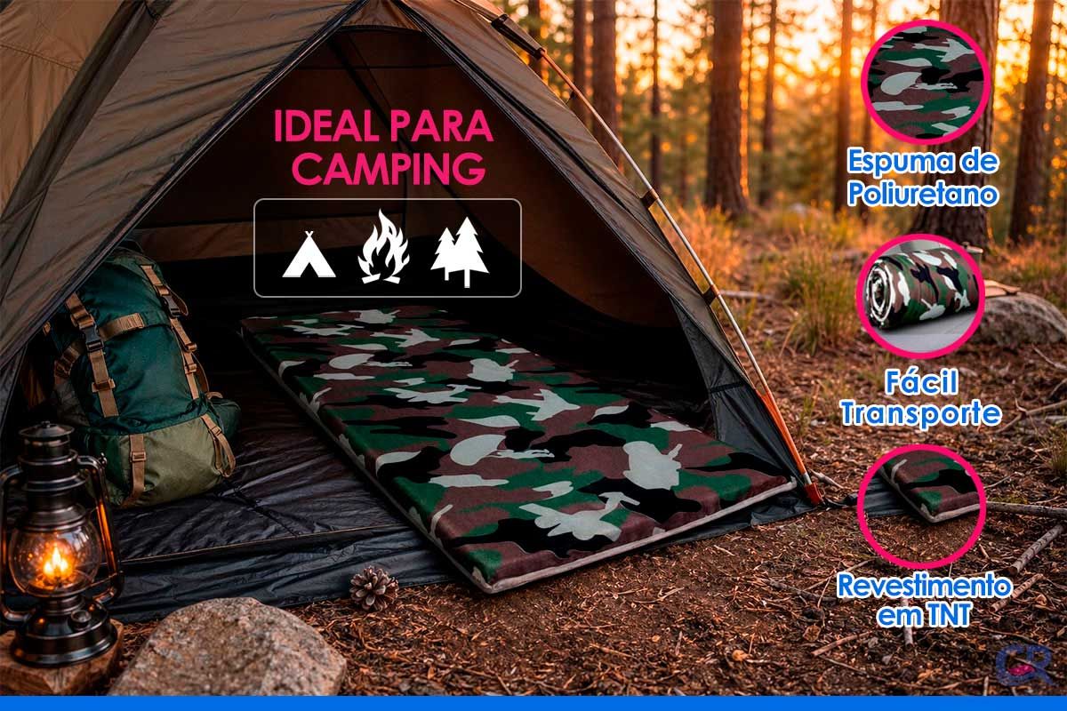 Colchonete D20 Multiuso Camping Visita Orthoflex