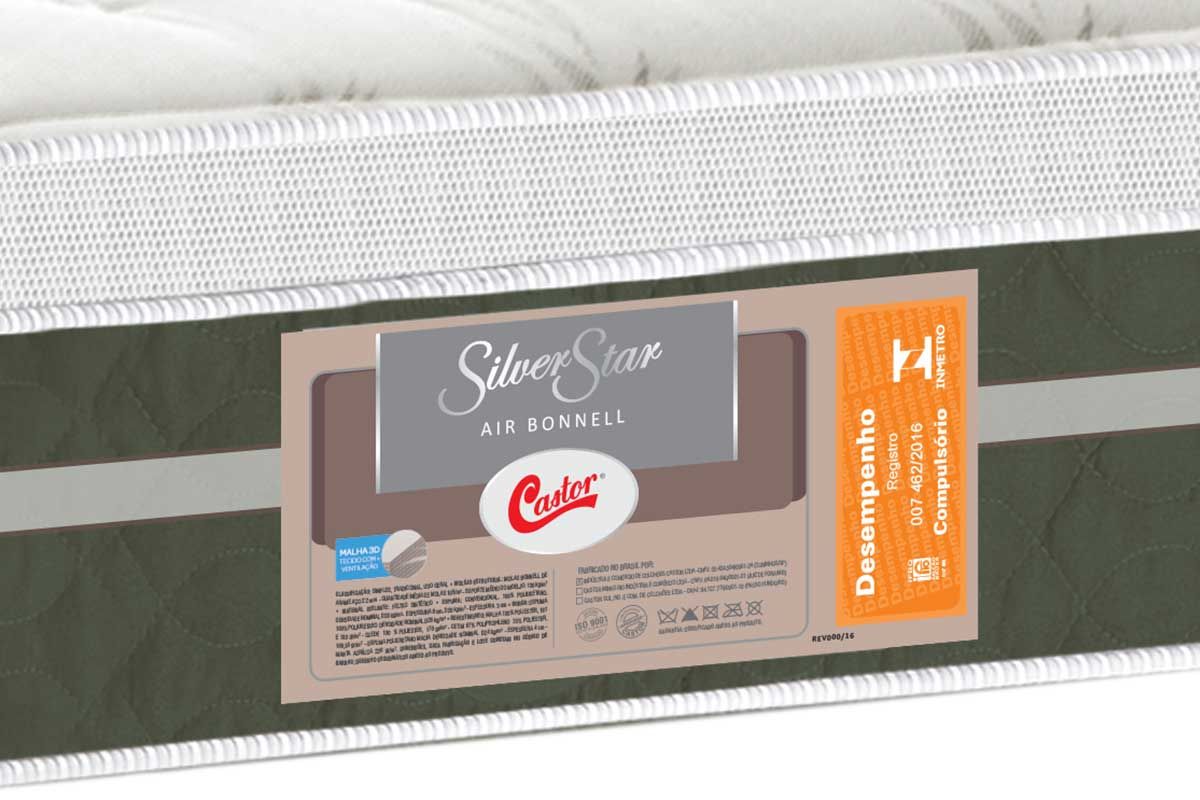 Colchão Molas Tecnopedic Castor S Star Air Colchão Molas Tecnopedic Castor S Star Air