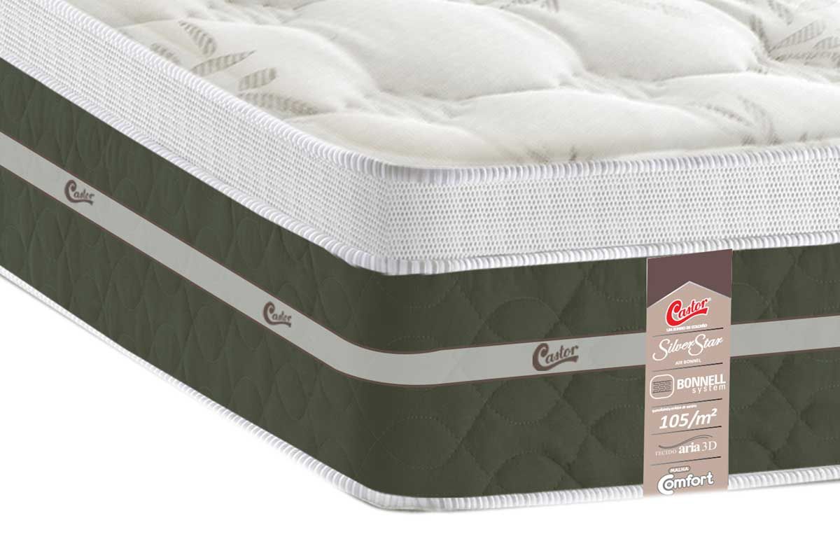 Colchão Molas Tecnopedic Castor S Star Air Colchão Molas Tecnopedic Castor S Star Air