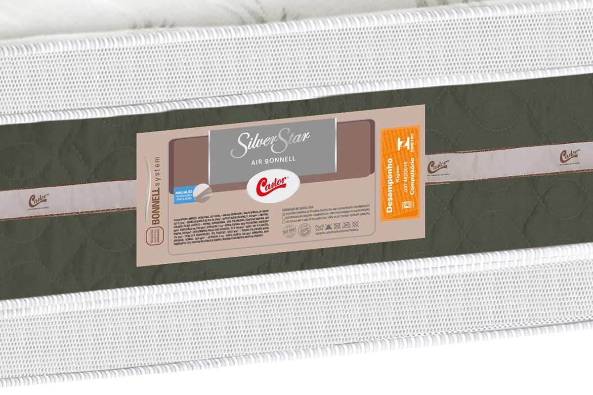 Colchão Molas Tecnopedic Castor S Star Air