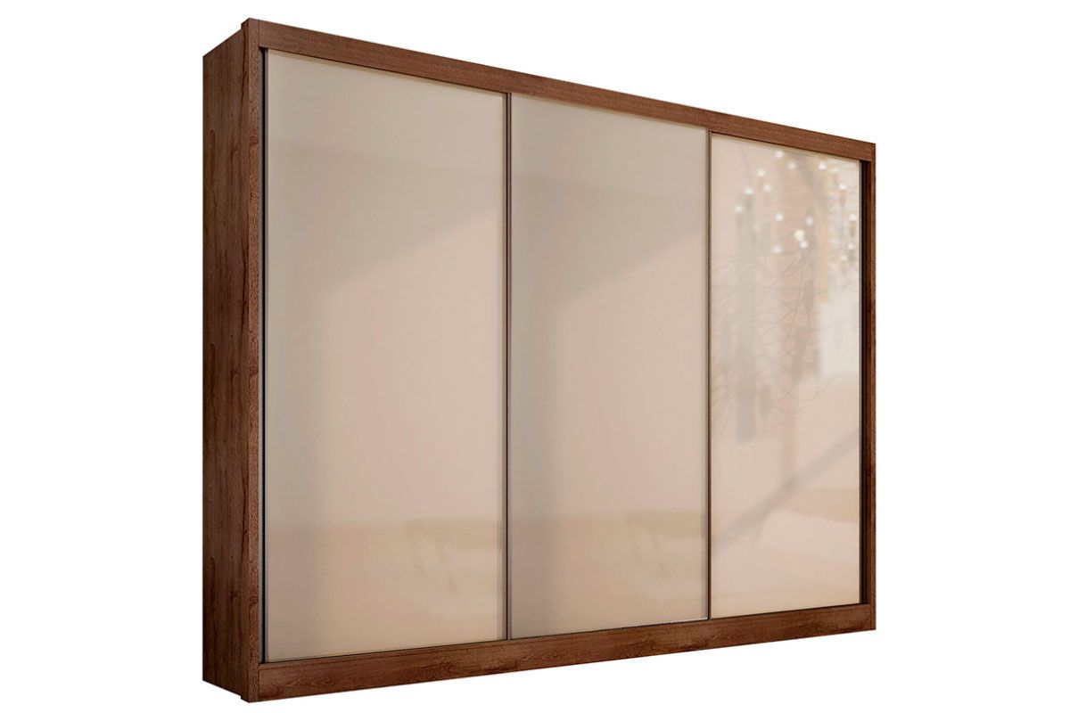 Guarda Roupa Casal 3 Portas Correr 6Gavs Sollo/Logan N. Horizonte