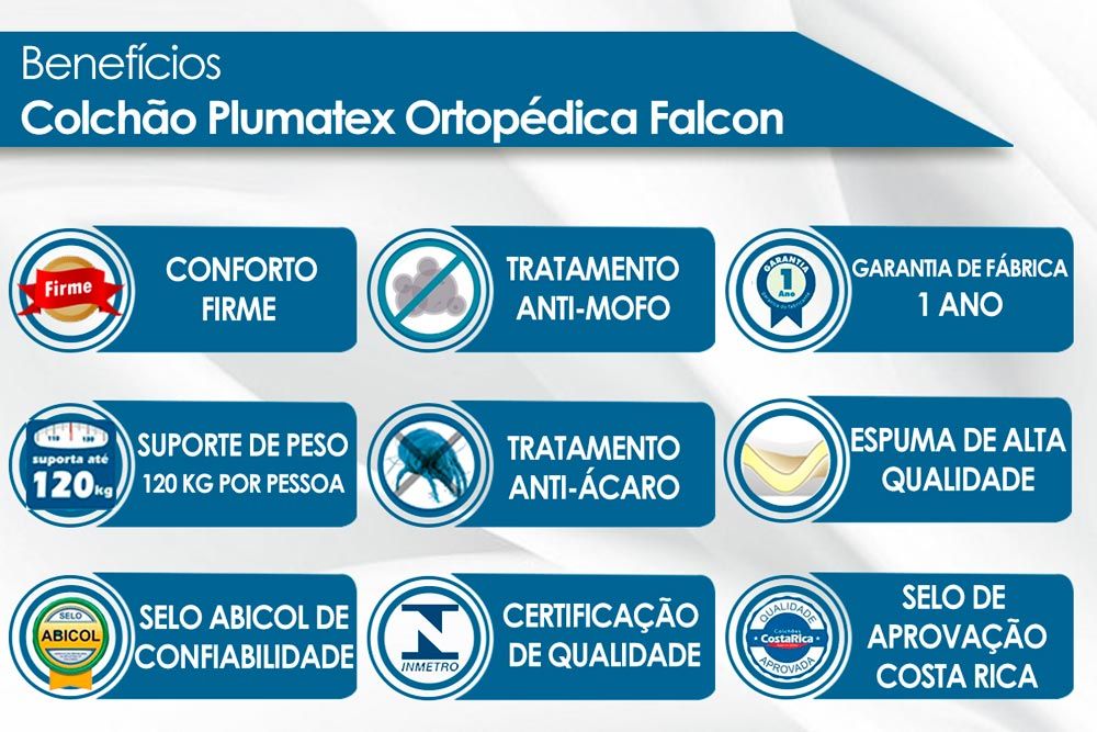 Colchão D26 Plumatex Falcon Firme