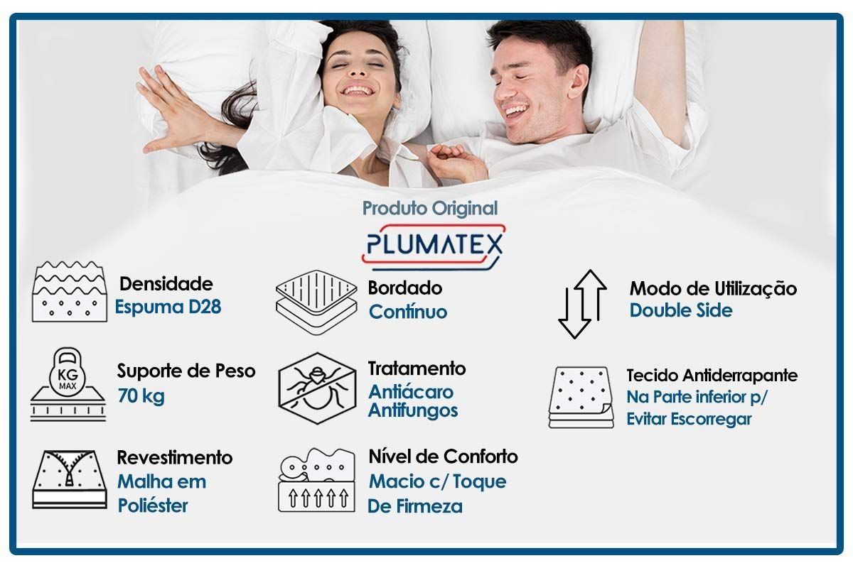 Colchão D28 Plumatex Confortex