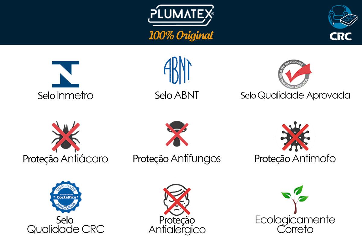 Colchão D45 Plumatex Confortex Colchão D45 Plumatex Confortex