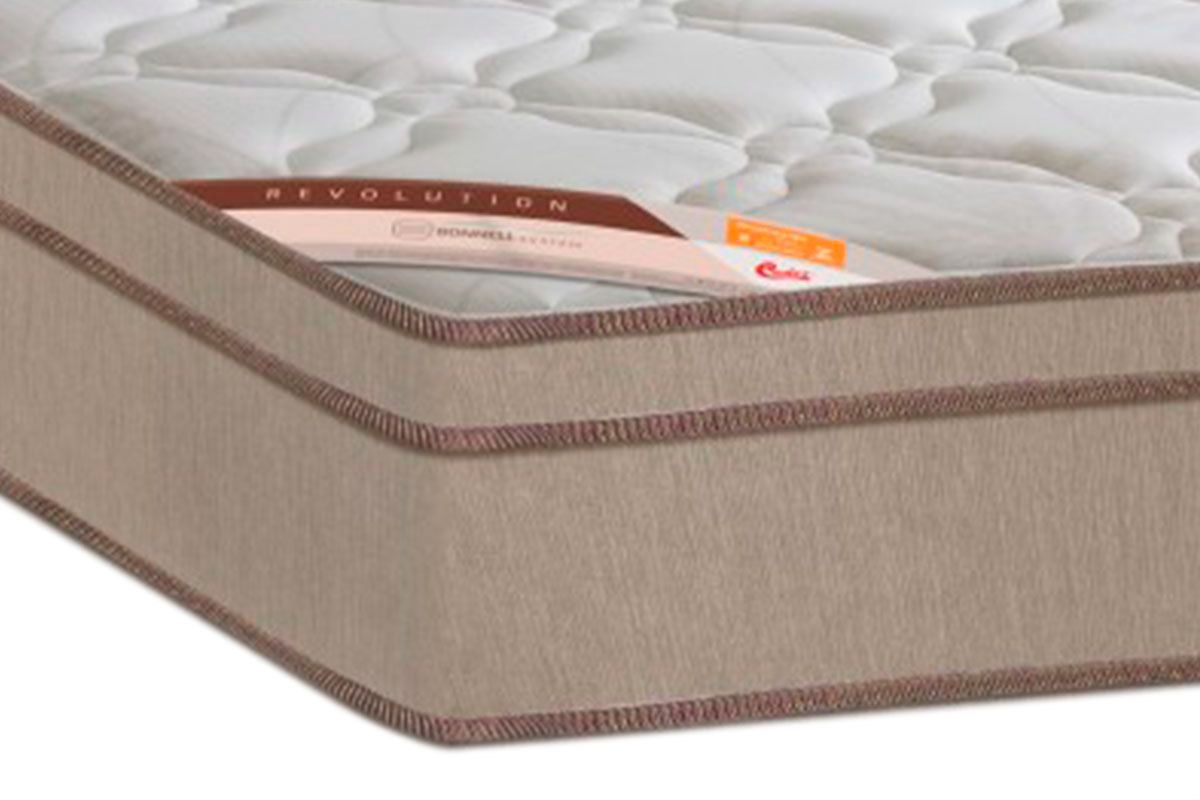 Cama Box CRC +Colchão Molas Revolution Castor