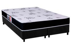 Cama Box Filhão +Colchão Espuma D28 Nápoles Orthoflex