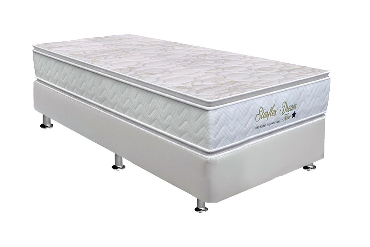 Cama Box CRC +Colchão Molas Dream Orthoflex