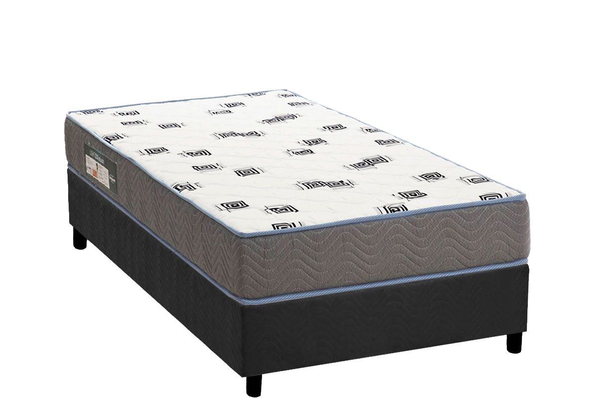 Cama Box CRC +Colchão Espuma D33 Light Ortobom